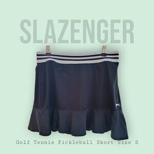 Slazenger Black Ruffle Golf or Tennis Skort